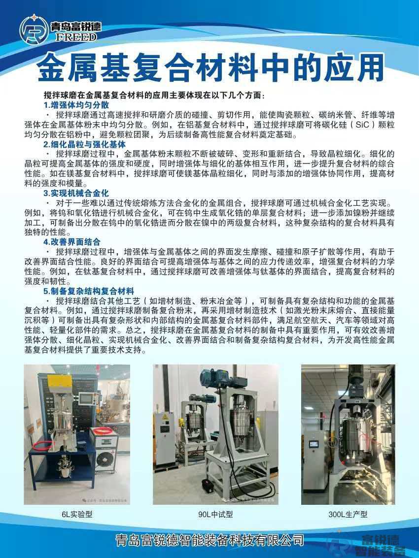 青岛富锐德搅拌球磨：解锁钨铜合金高性能加工的“核心密钥”